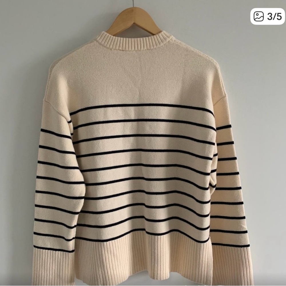 Zara Oversized Crewneck Sweater - Picture 7 of 8